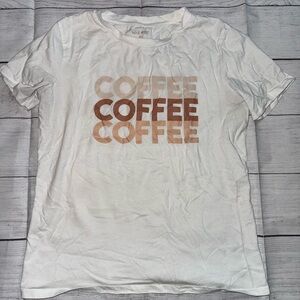 Women's Apt 9 Coffee Graphic Tshirt